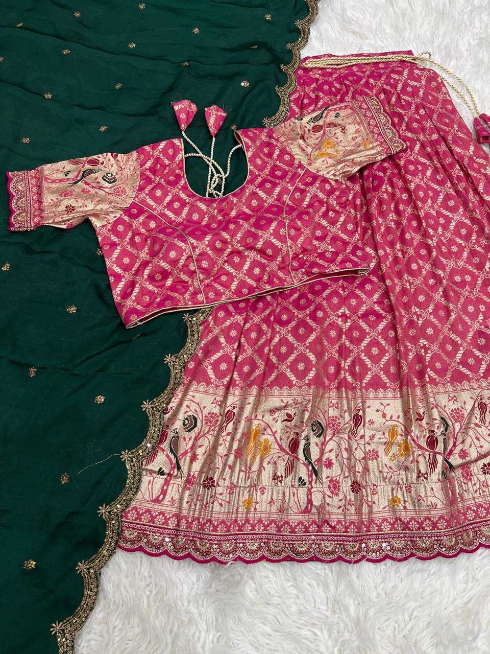 YNF Wholesale Tissue Silk Traditional Lehenga KESH699 Vaishali | Surat Manufacturer