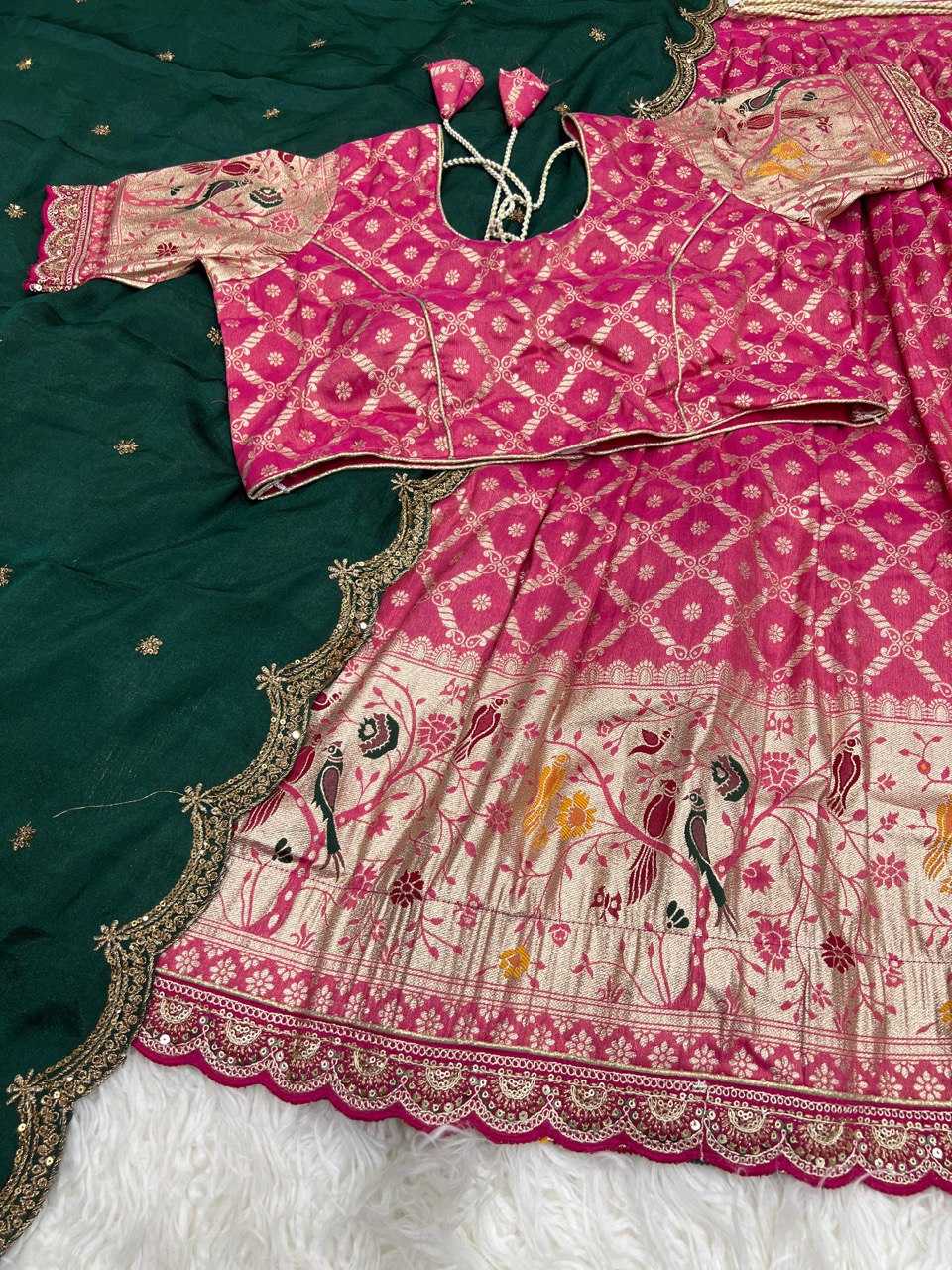 YNF Wholesale Tissue Silk Traditional Lehenga KESH699 Vaishali | Surat Manufacturer