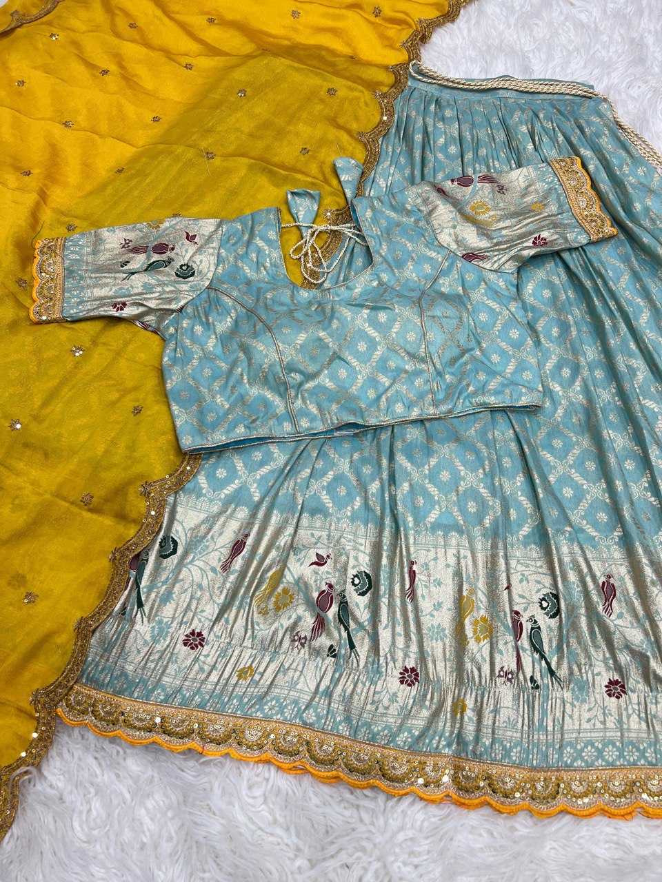 YNF Wholesale Tissue Silk Traditional Lehenga KESH699 Vaishali | Surat Manufacturer