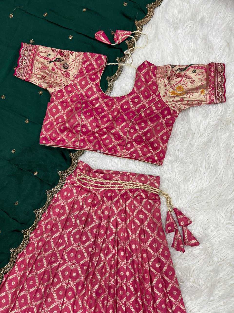 YNF Wholesale Tissue Silk Traditional Lehenga KESH699 Vaishali | Surat Manufacturer