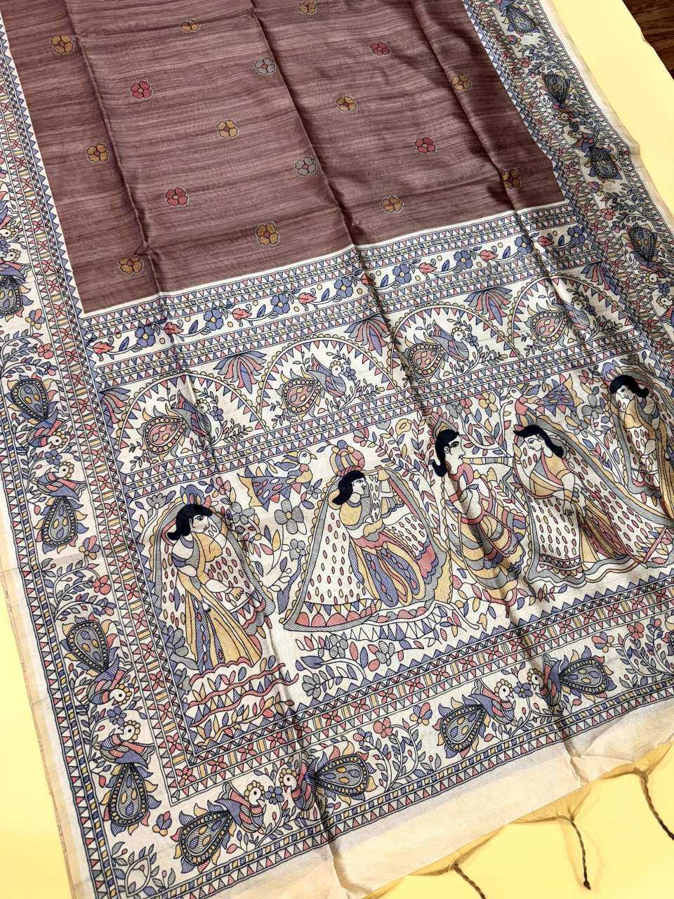 YNF Wholesale Tussar Silk Indian Sarees KESH532 116 | Surat Manufacturer