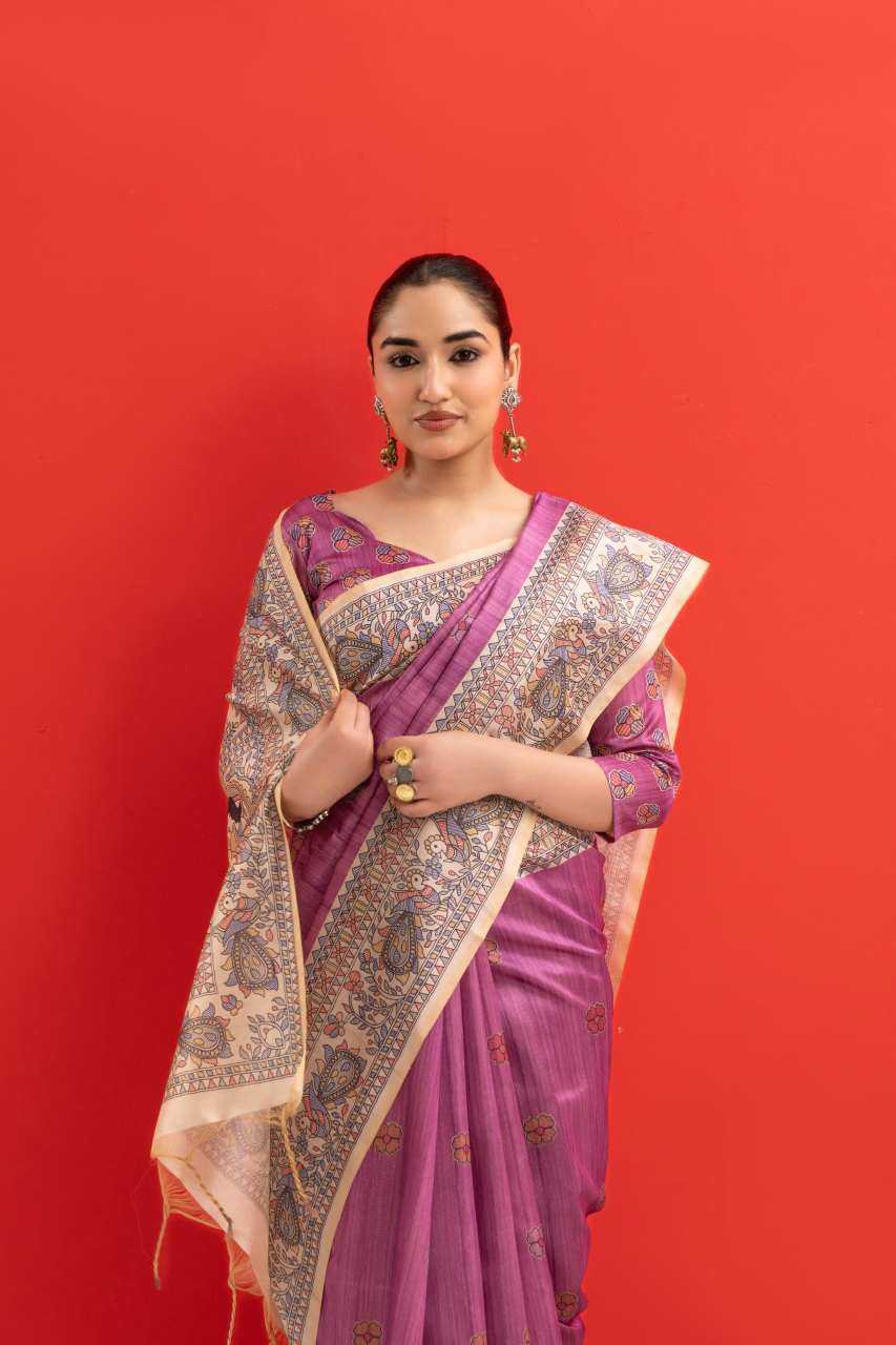 YNF Wholesale Tussar Silk Indian Sarees KESH532 116 | Surat Manufacturer