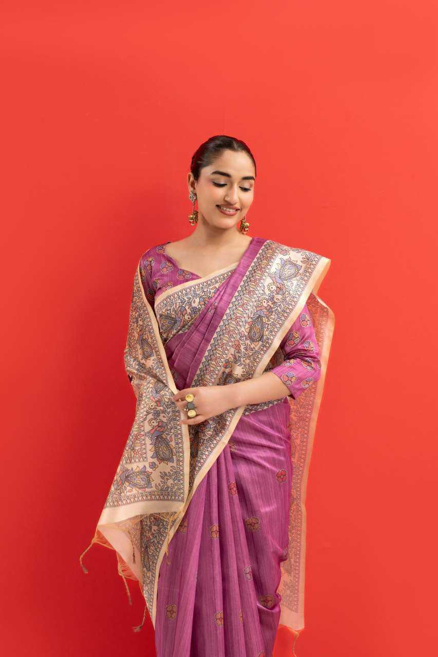 YNF Wholesale Tussar Silk Indian Sarees KESH532 116 | Surat Manufacturer