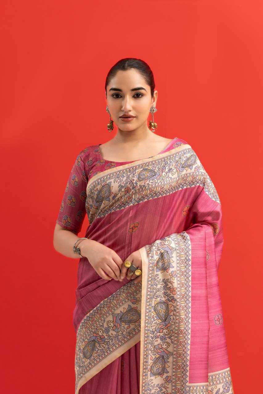 YNF Wholesale Tussar Silk Indian Sarees KESH532 116 | Surat Manufacturer
