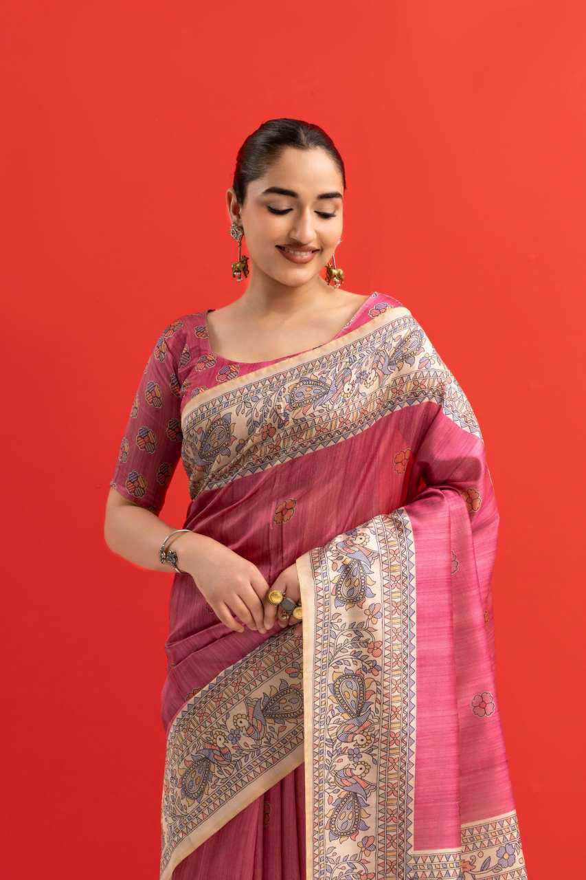 YNF Wholesale Tussar Silk Indian Sarees KESH532 116 | Surat Manufacturer