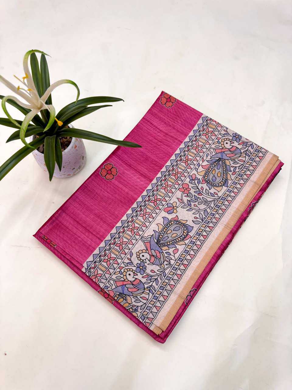 YNF Wholesale Tussar Silk Indian Sarees KESH532 116 | Surat Manufacturer