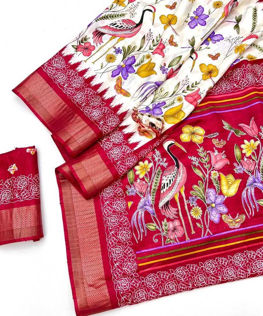 YNF Wholesale Tussar Silk Bhagalpuri Silk Sarees KESH695 Handloom Tussar | Surat Manufacturer