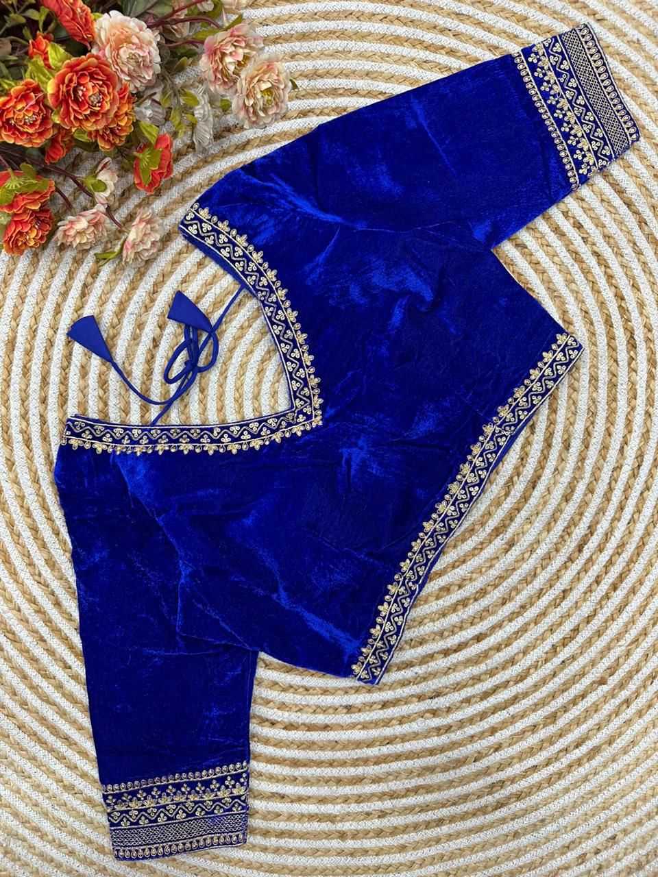 YNF Wholesale Velvet V-Neck Blouses KESH426 MAYA | Surat Manufacturer