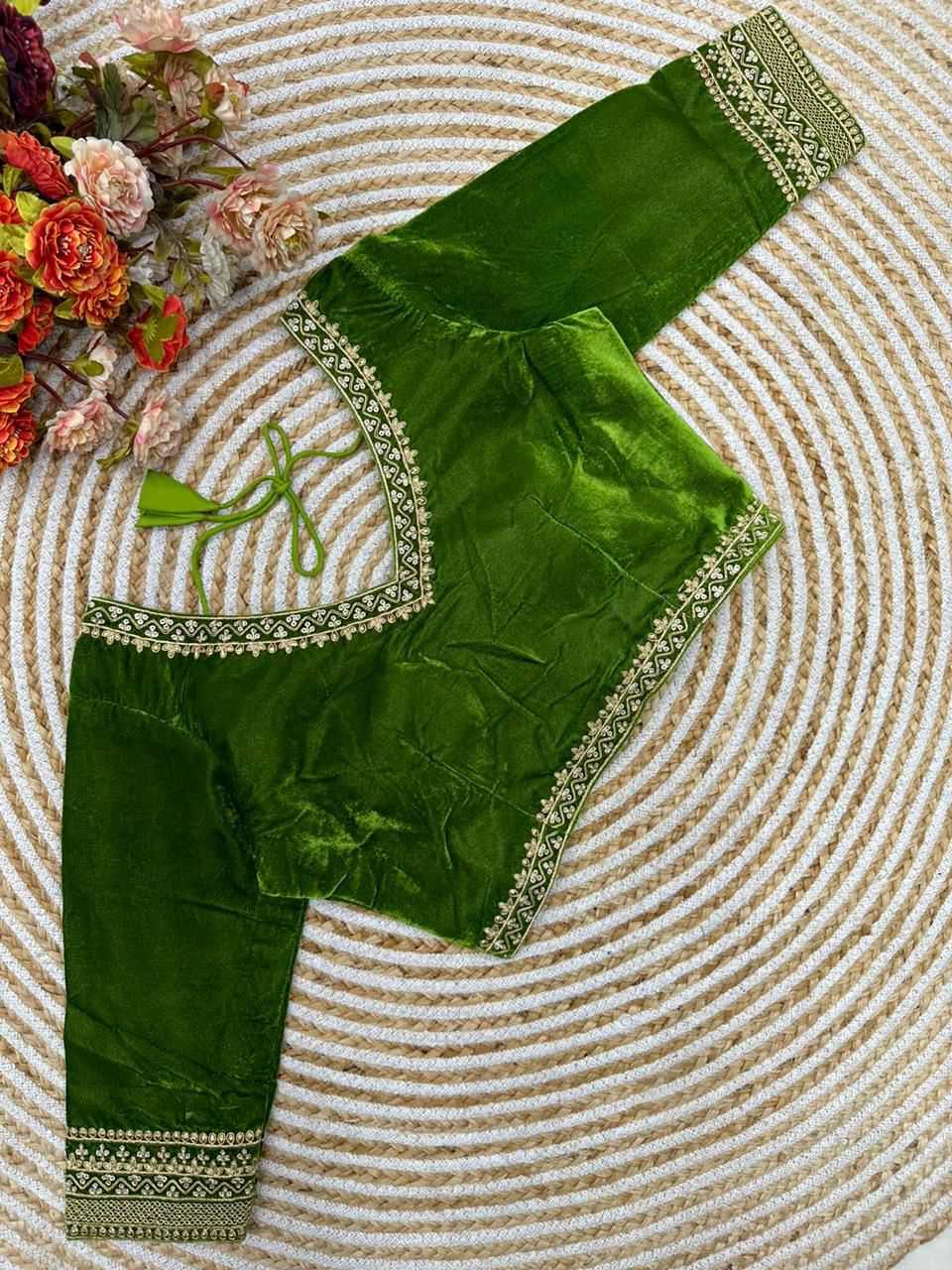 YNF Wholesale Velvet V-Neck Blouses KESH426 MAYA | Surat Manufacturer