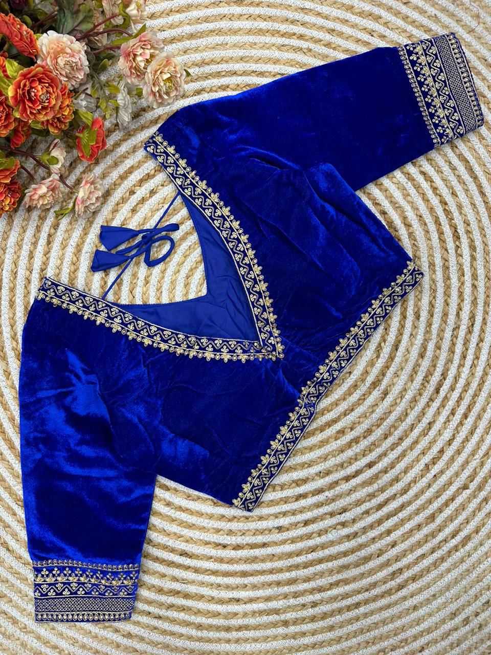 YNF Wholesale Velvet V-Neck Blouses KESH426 MAYA | Surat Manufacturer
