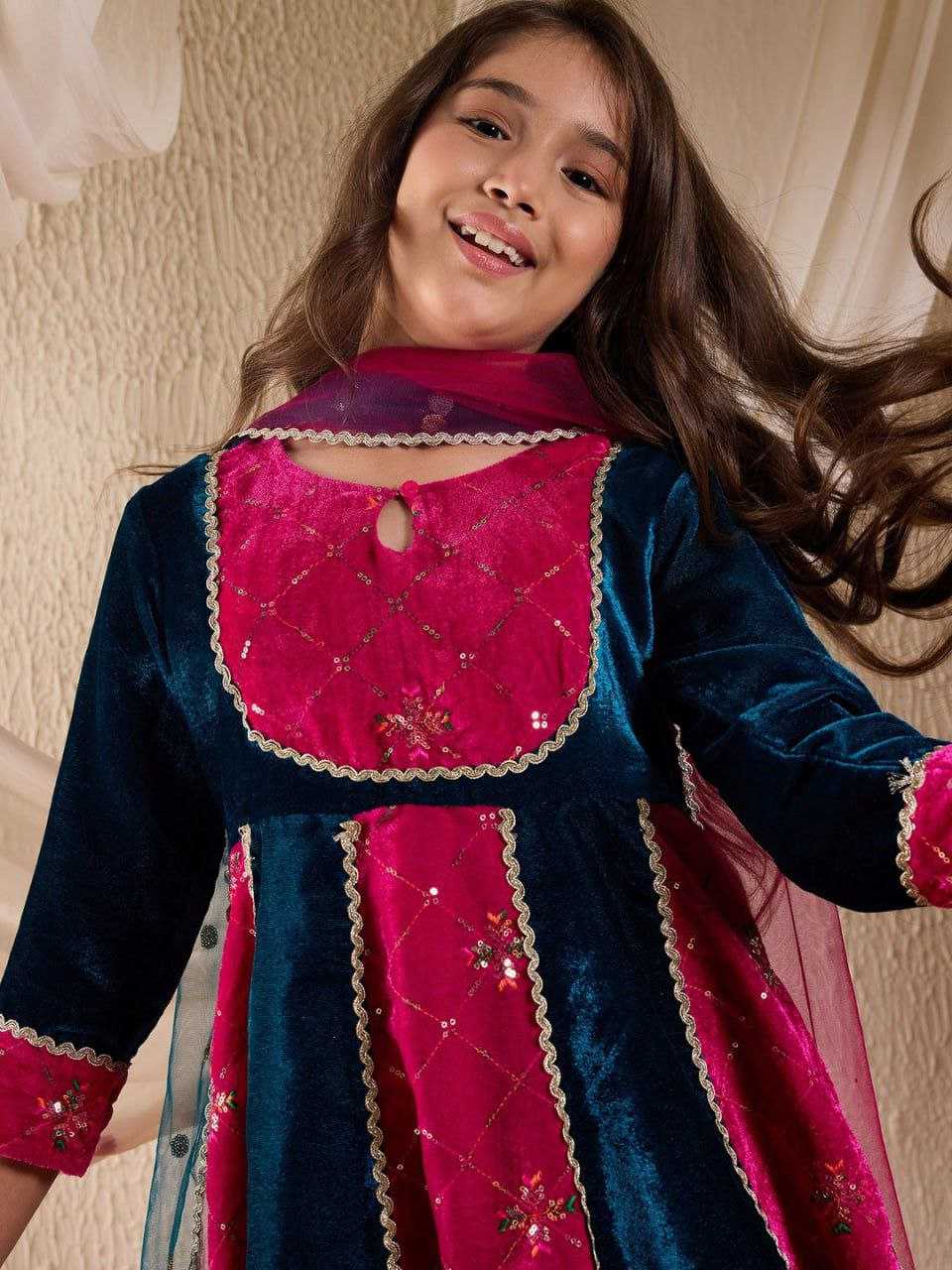 YNF Wholesale Velvet Girls Kurti KESH461 172 | Surat Manufacturer