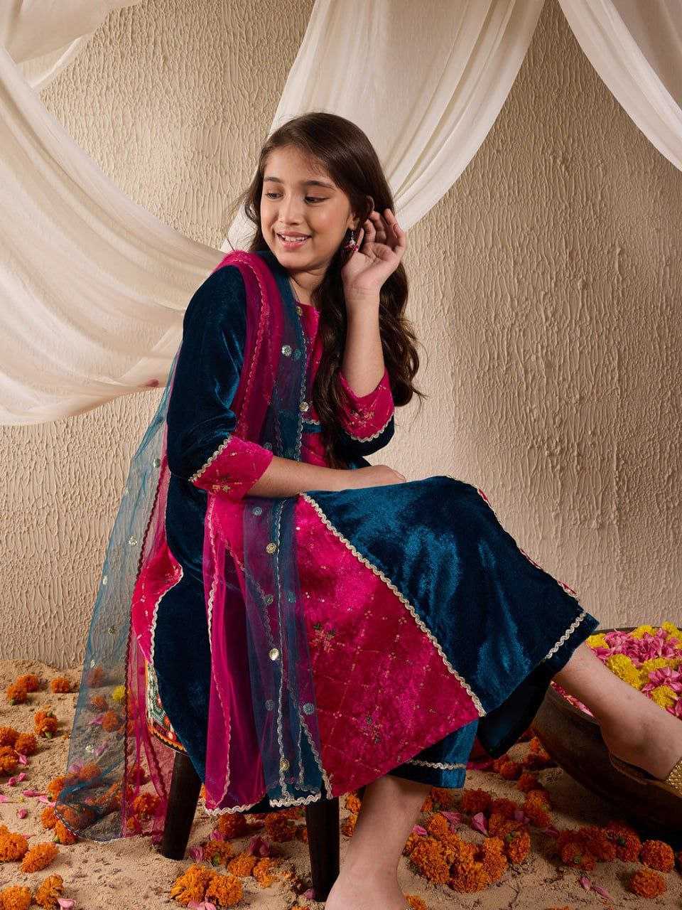 YNF Wholesale Velvet Girls Kurti KESH461 172 | Surat Manufacturer
