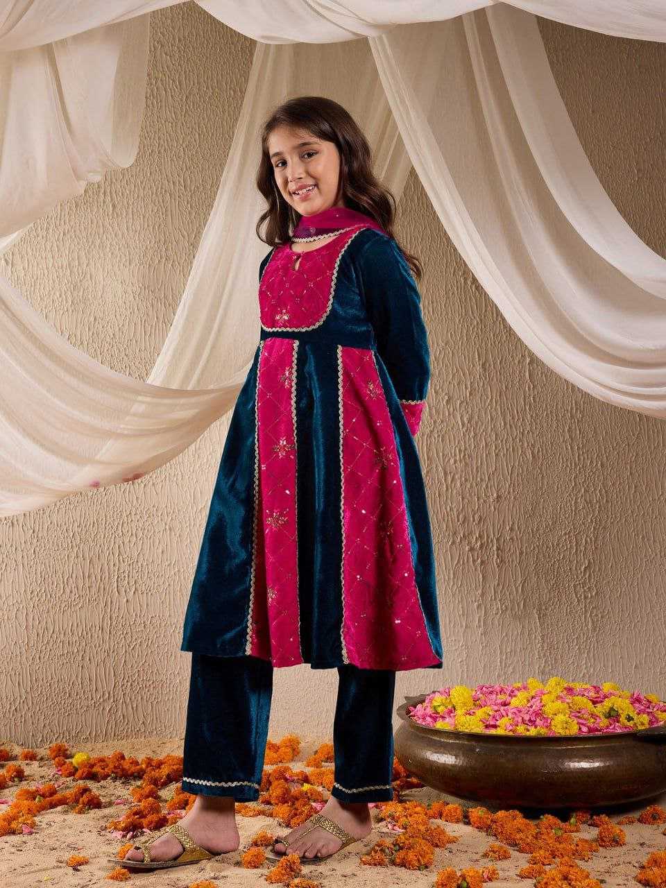 YNF Wholesale Velvet Girls Kurti KESH461 172 | Surat Manufacturer