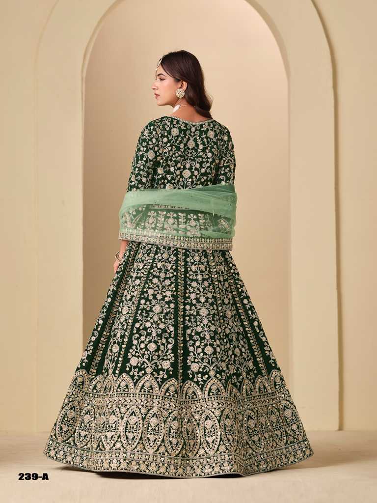 YNF Wholesale Velvet Designer Lehenga KESH481 AANAYA VOL 239 | Surat Manufacturer