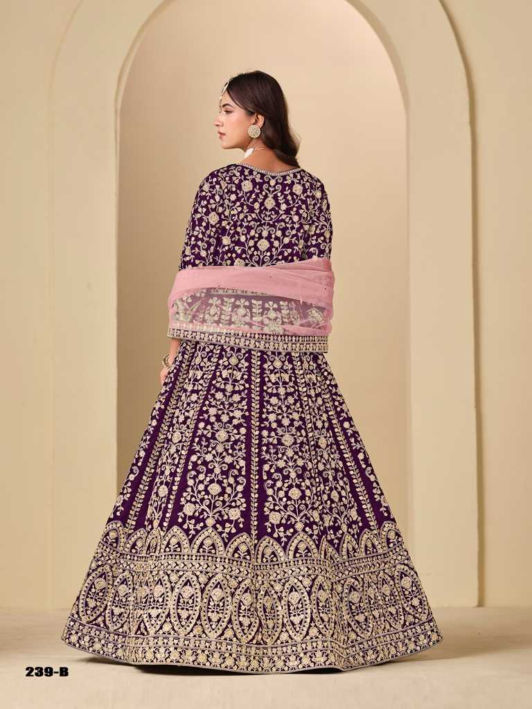 YNF Wholesale Velvet Designer Lehenga KESH481 AANAYA VOL 239 | Surat Manufacturer