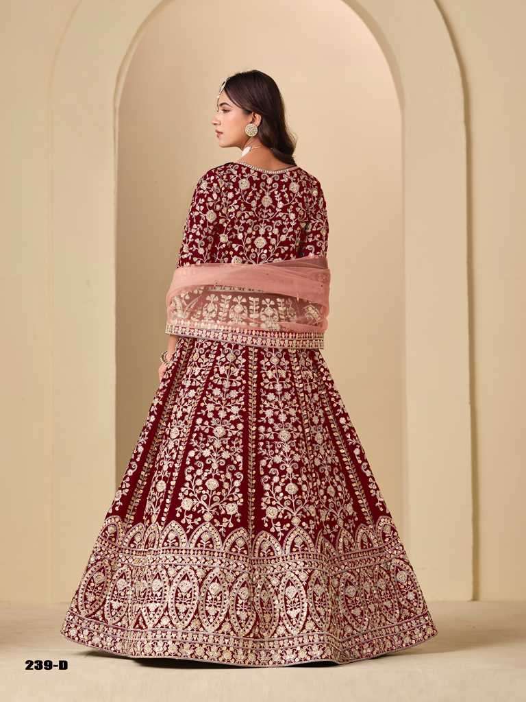 YNF Wholesale Velvet Designer Lehenga KESH481 AANAYA VOL 239 | Surat Manufacturer