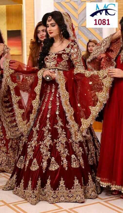 YNF Wholesale Velvet Bridal Lehenga KESH494 SHEHNAI | Surat Manufacturer