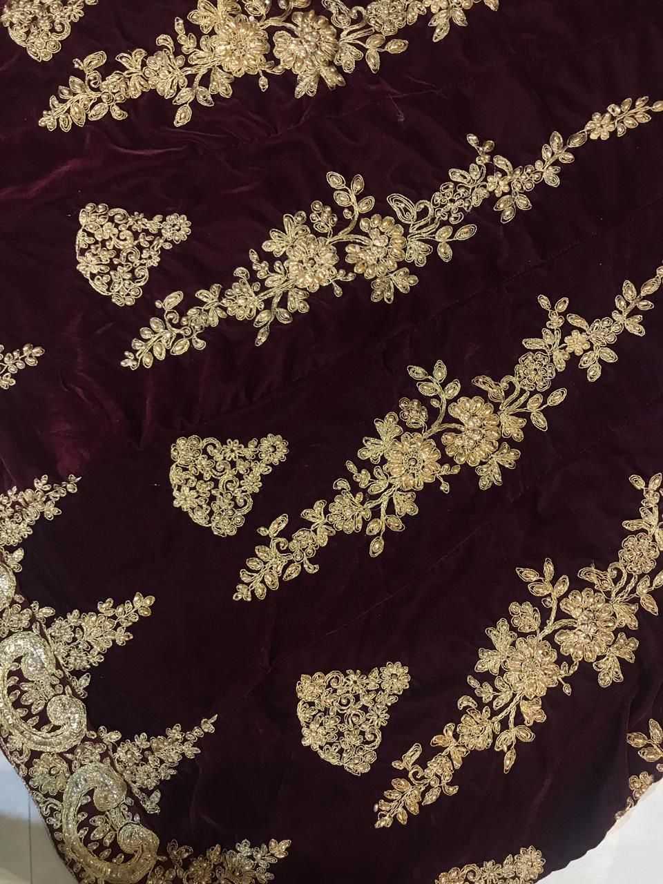 YNF Wholesale Velvet Bridal Lehenga KESH494 SHEHNAI | Surat Manufacturer
