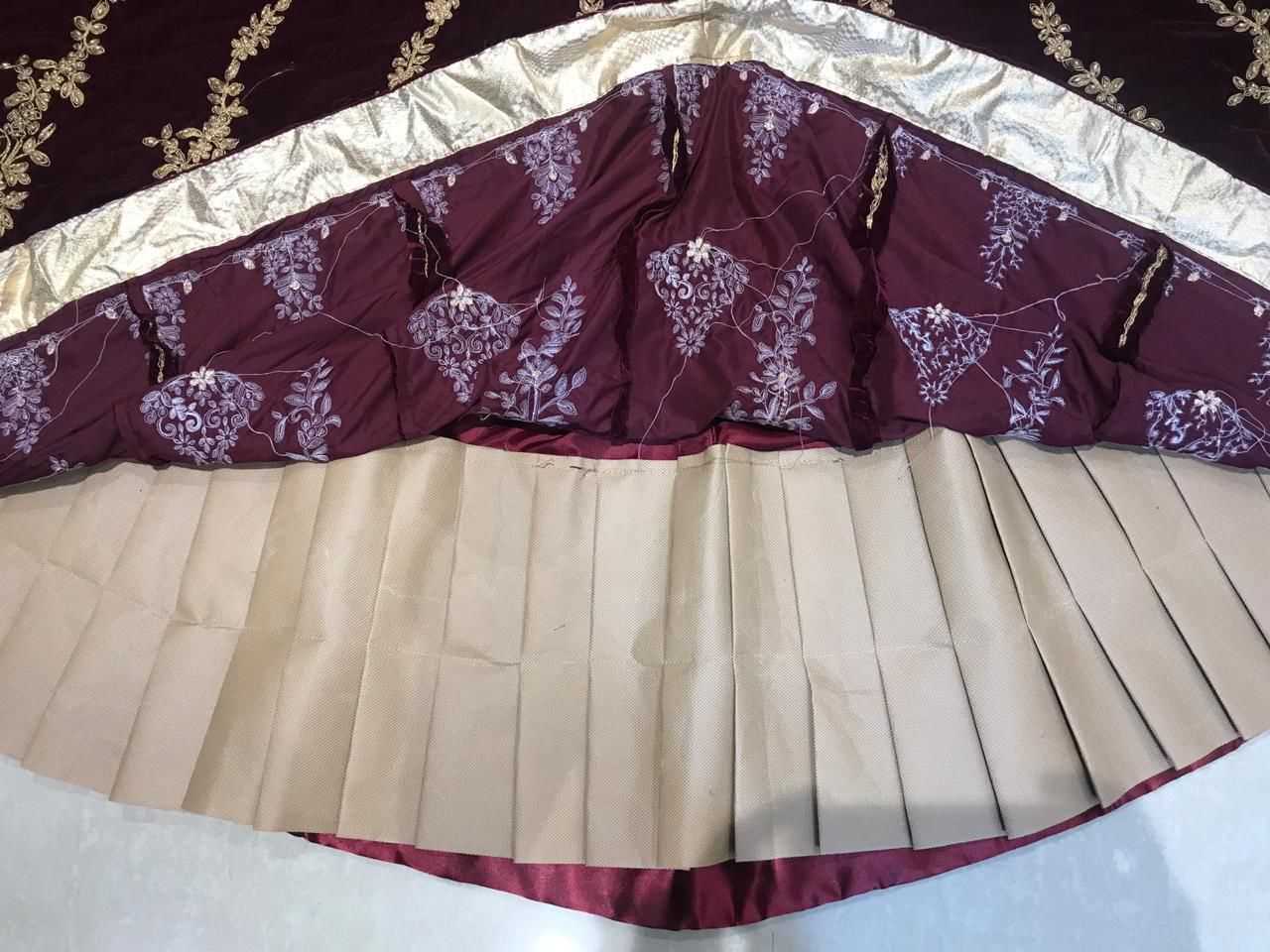 YNF Wholesale Velvet Bridal Lehenga KESH494 SHEHNAI | Surat Manufacturer