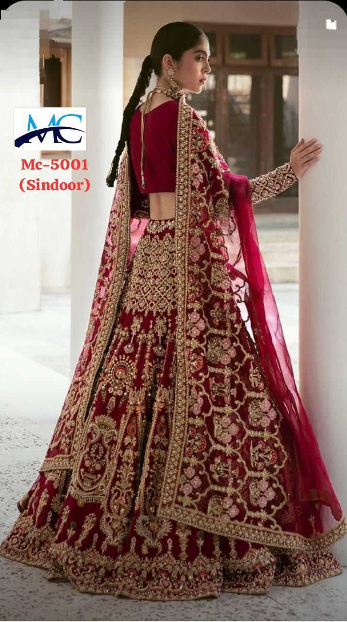 YNF Wholesale Velvet Bridal Lehenga KESH494 SINDOOR | Surat Manufacturer