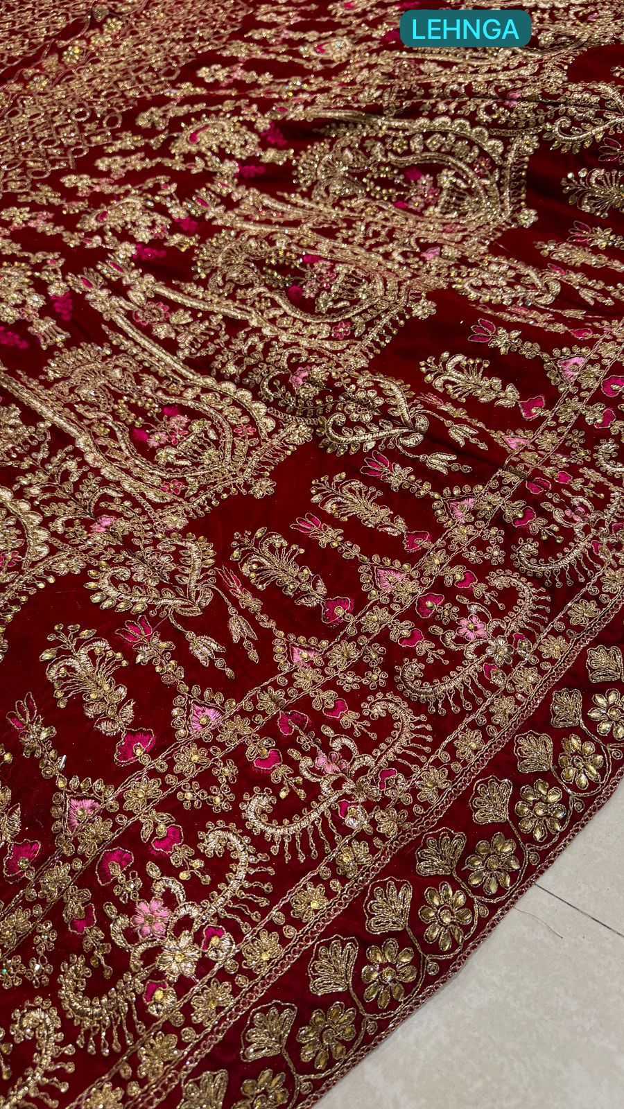 YNF Wholesale Velvet Bridal Lehenga KESH494 SINDOOR | Surat Manufacturer