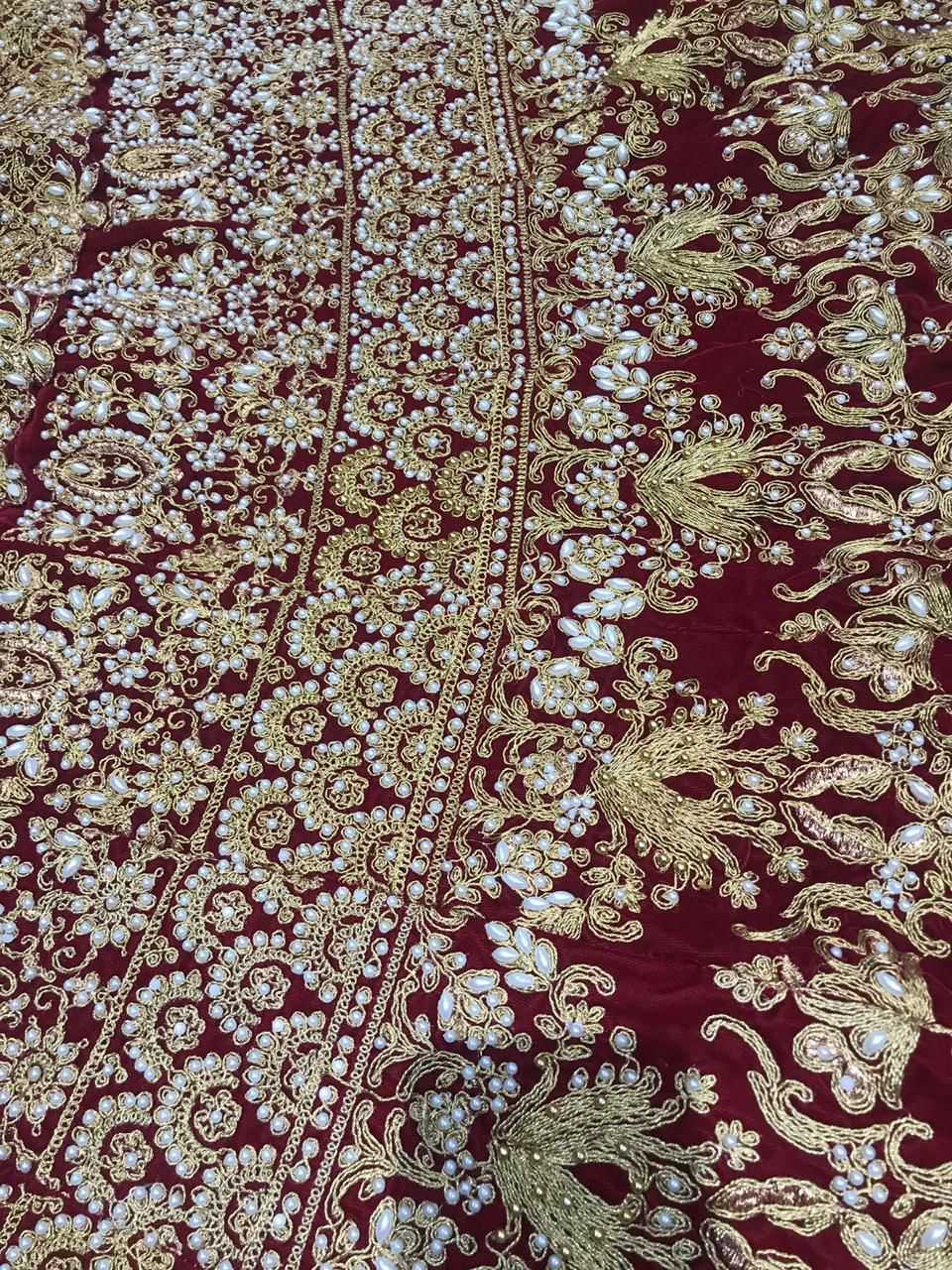 YNF Wholesale Velvet Bridal Lehenga KESH494 WEDDING | Surat Manufacturer