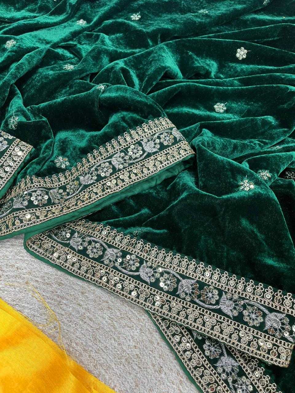 YNF Wholesale Velvet Party Wear Sarees KESH621 6070 | Surat Manufacturer