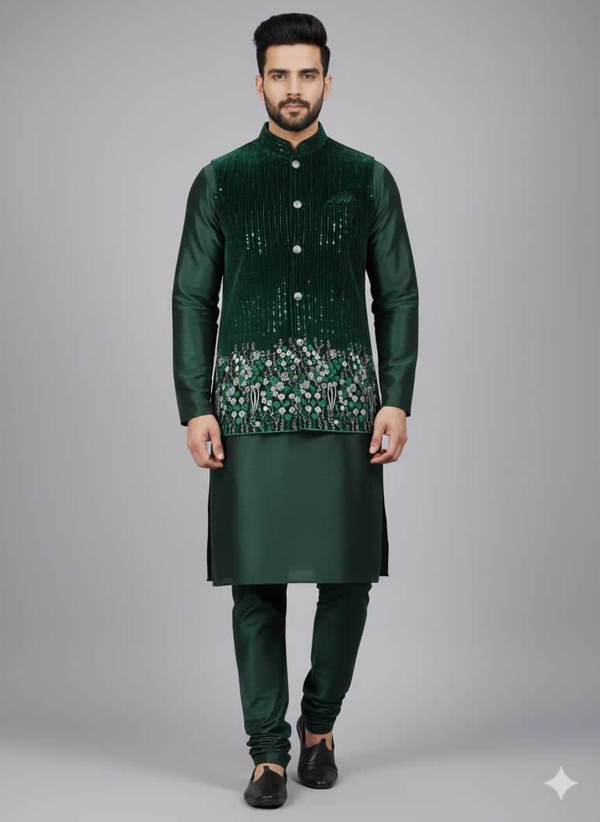 YNF Wholesale Velvet Mens Ethnic Jackets KESH650 Velvet Vol 3 | Surat Manufacturer