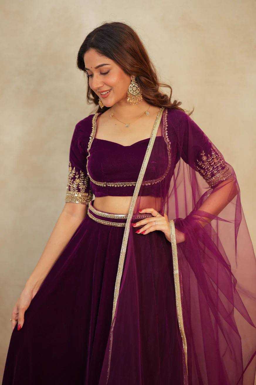 YNF Wholesale Velvet Designer Lehenga RIN213 367 | Surat Manufacturer
