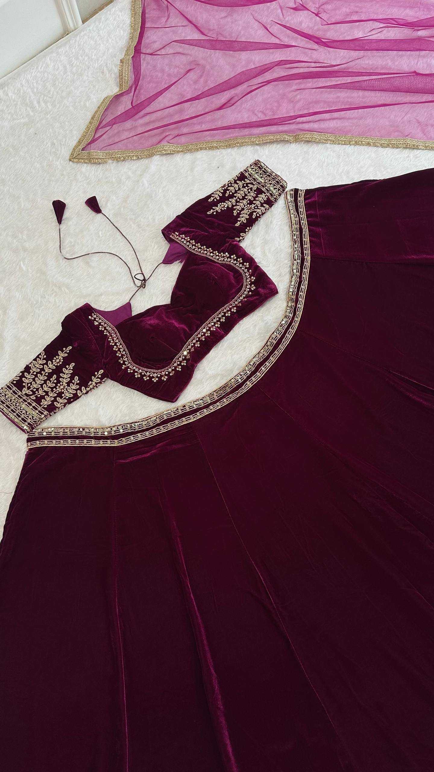 YNF Wholesale Velvet Designer Lehenga RIN213 367 | Surat Manufacturer