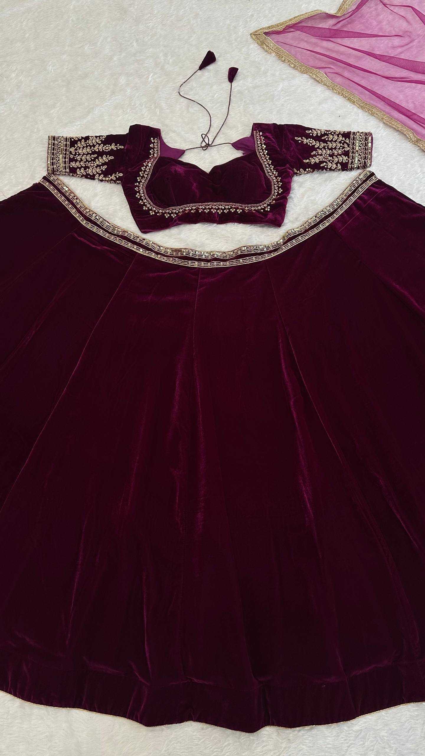 YNF Wholesale Velvet Designer Lehenga RIN213 367 | Surat Manufacturer