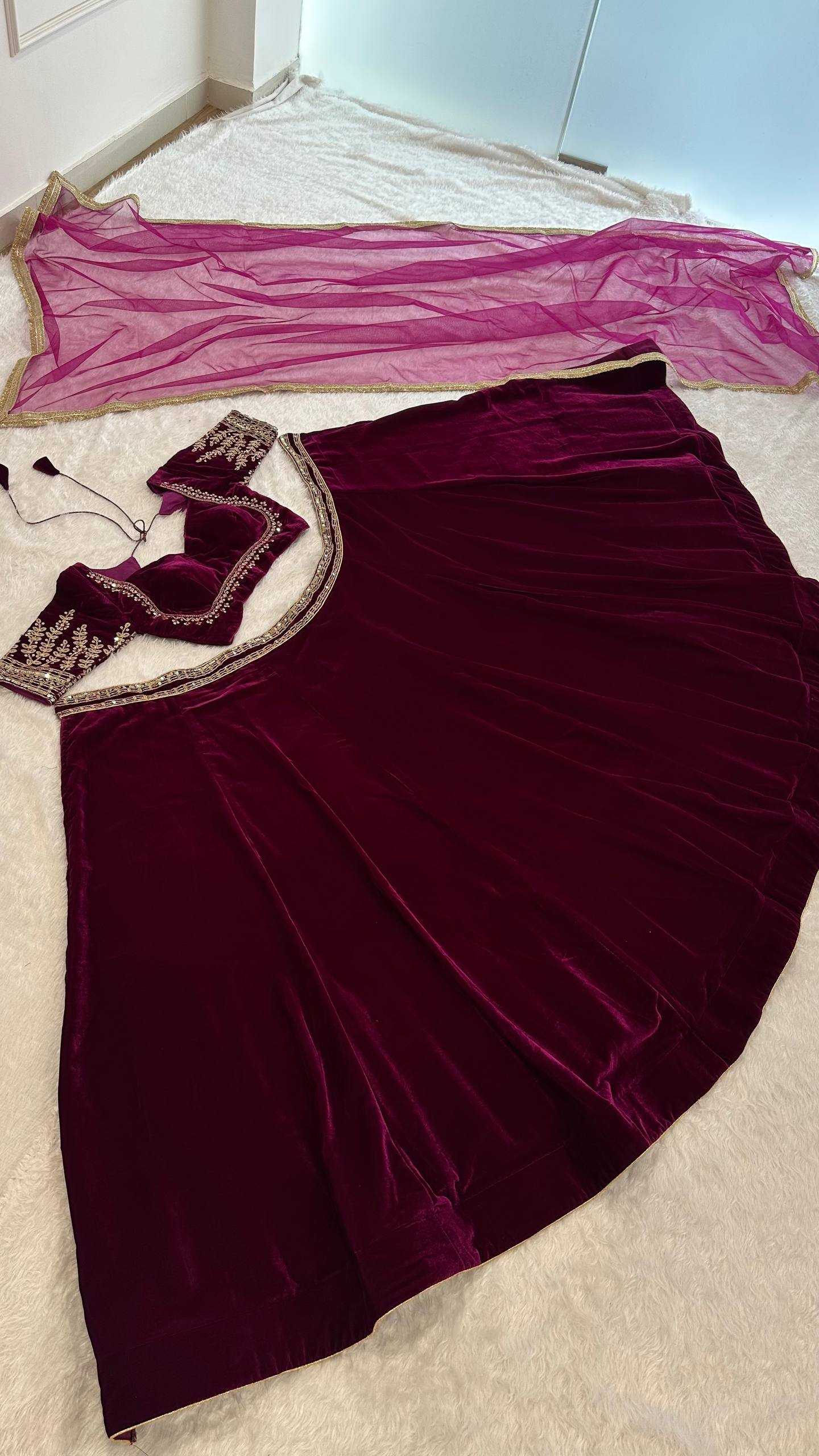 YNF Wholesale Velvet Designer Lehenga RIN213 367 | Surat Manufacturer
