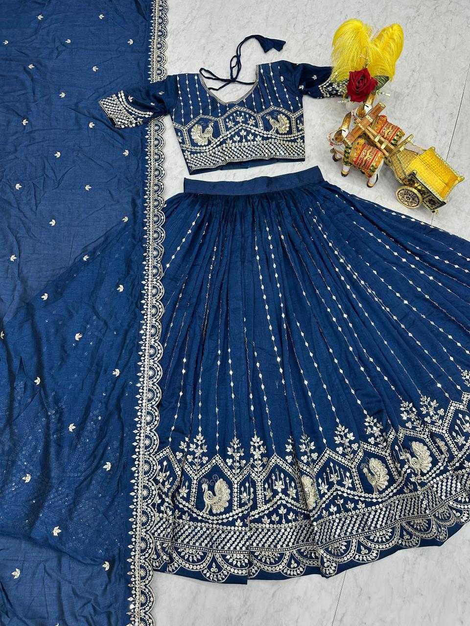 YNF Wholesale Vichitra Silk Silk Lehenga KESH498 151 | Surat Manufacturer