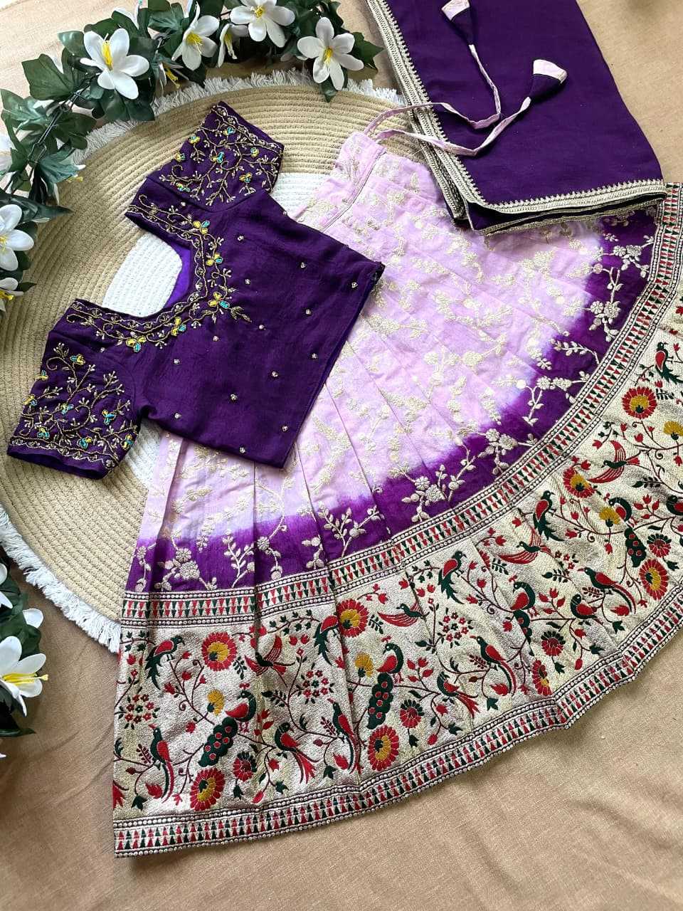 YNF Wholesale Vichitra Silk Kids Traditional Outfits KESH505 Madhuri | Surat Manufacturer