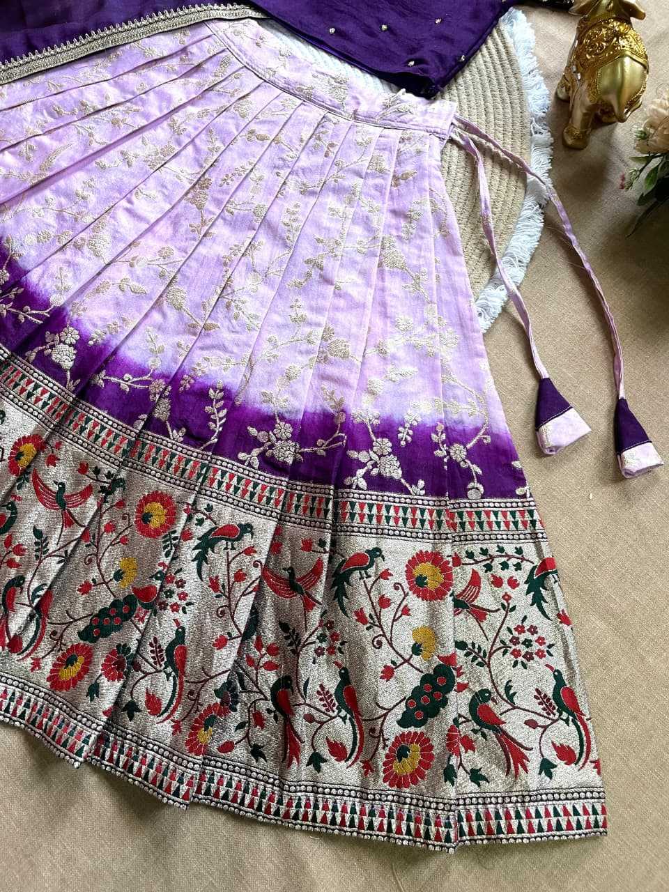 YNF Wholesale Vichitra Silk Kids Traditional Outfits KESH505 Madhuri | Surat Manufacturer