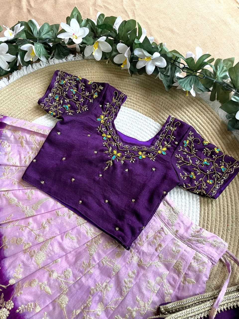 YNF Wholesale Vichitra Silk Kids Traditional Outfits KESH505 Madhuri | Surat Manufacturer