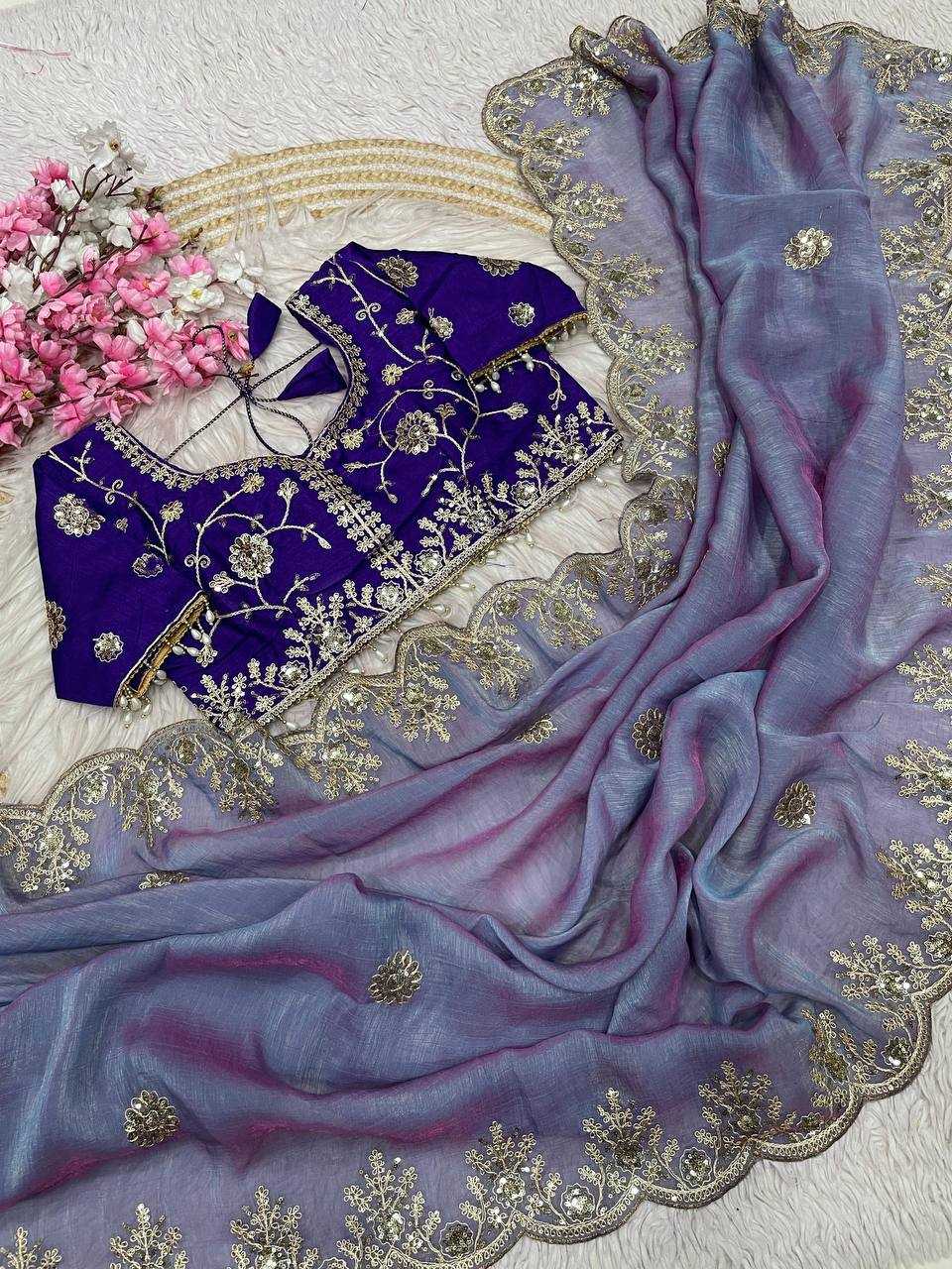 YNF Wholesale Vichitra Silk Festive Sarees RIN230 660 | Surat Manufacturer