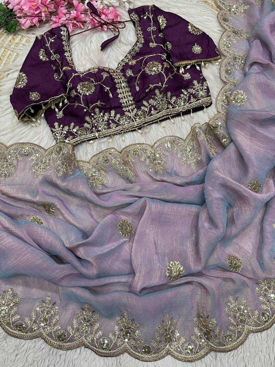 YNF Wholesale Vichitra Silk Festive Sarees RIN230 660 | Surat Manufacturer