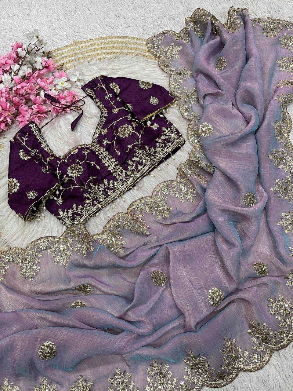 YNF Wholesale Vichitra Silk Festive Sarees RIN230 660 | Surat Manufacturer