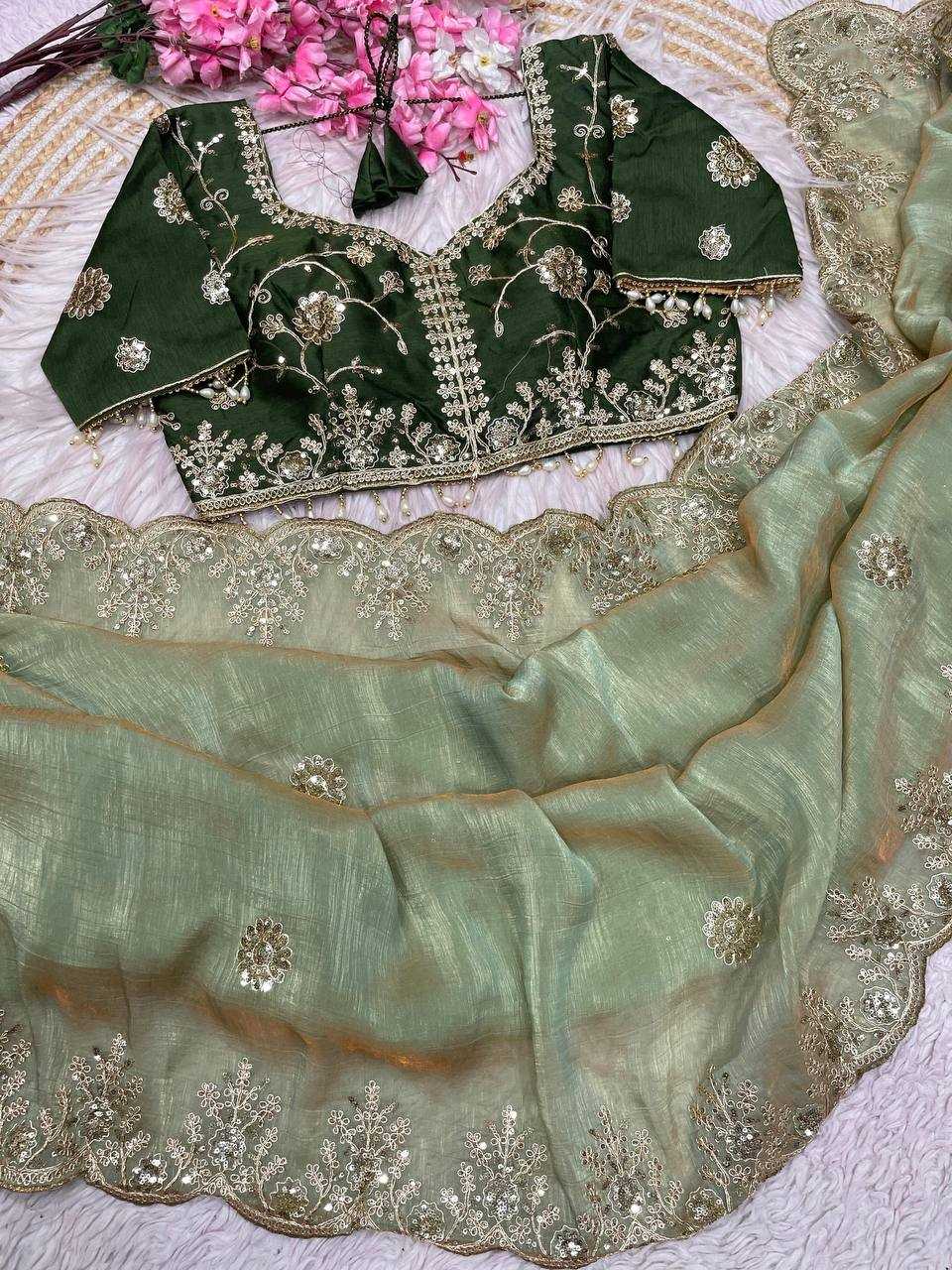 YNF Wholesale Vichitra Silk Festive Sarees RIN230 660 | Surat Manufacturer