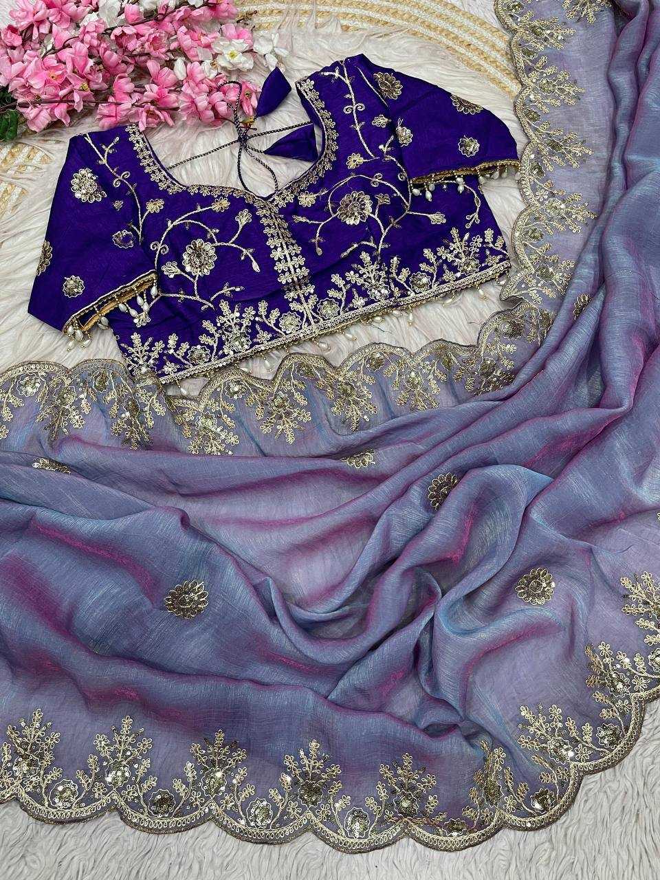 YNF Wholesale Vichitra Silk Festive Sarees RIN230 660 | Surat Manufacturer