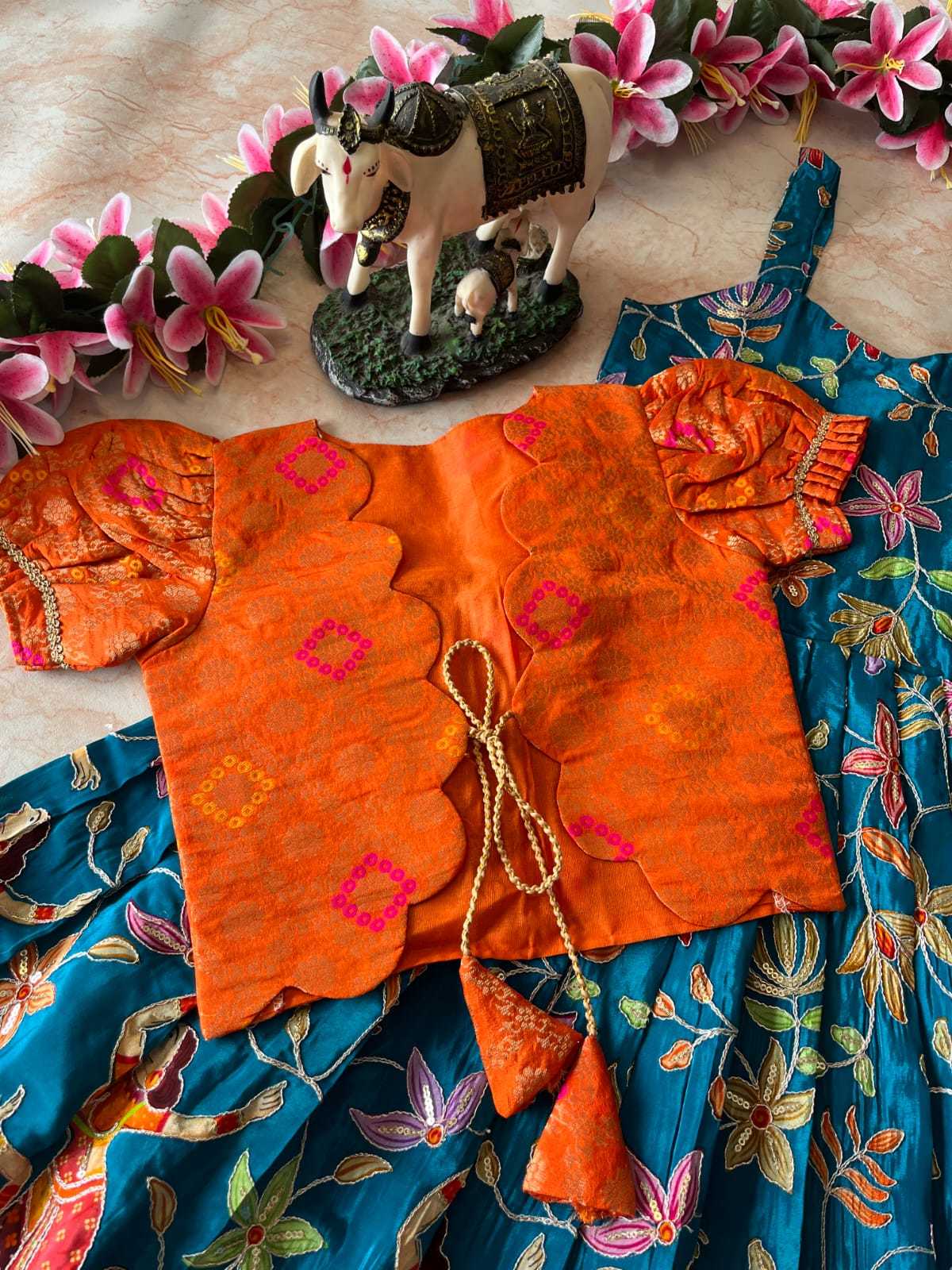 YNF Wholesale Viscose Kids Gown RIN235 pranil | Surat Manufacturer