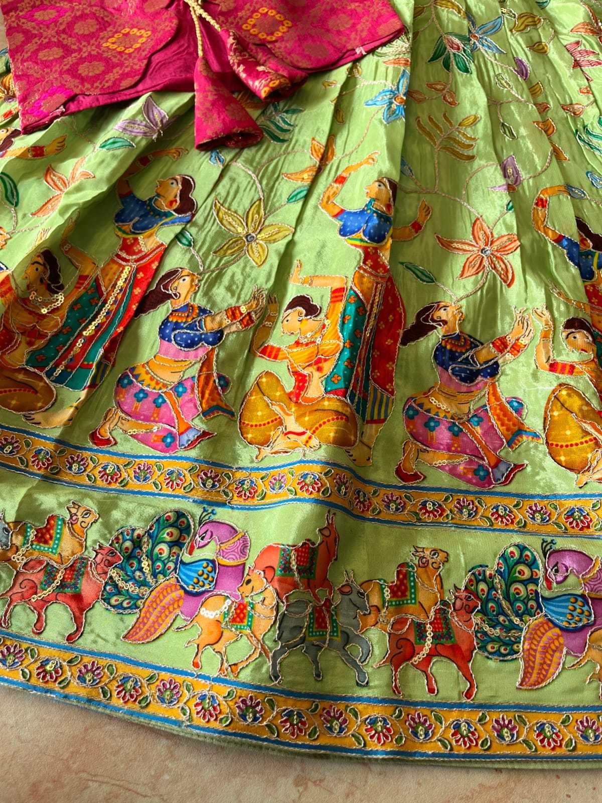 YNF Wholesale Viscose Kids Gown RIN235 pranil | Surat Manufacturer