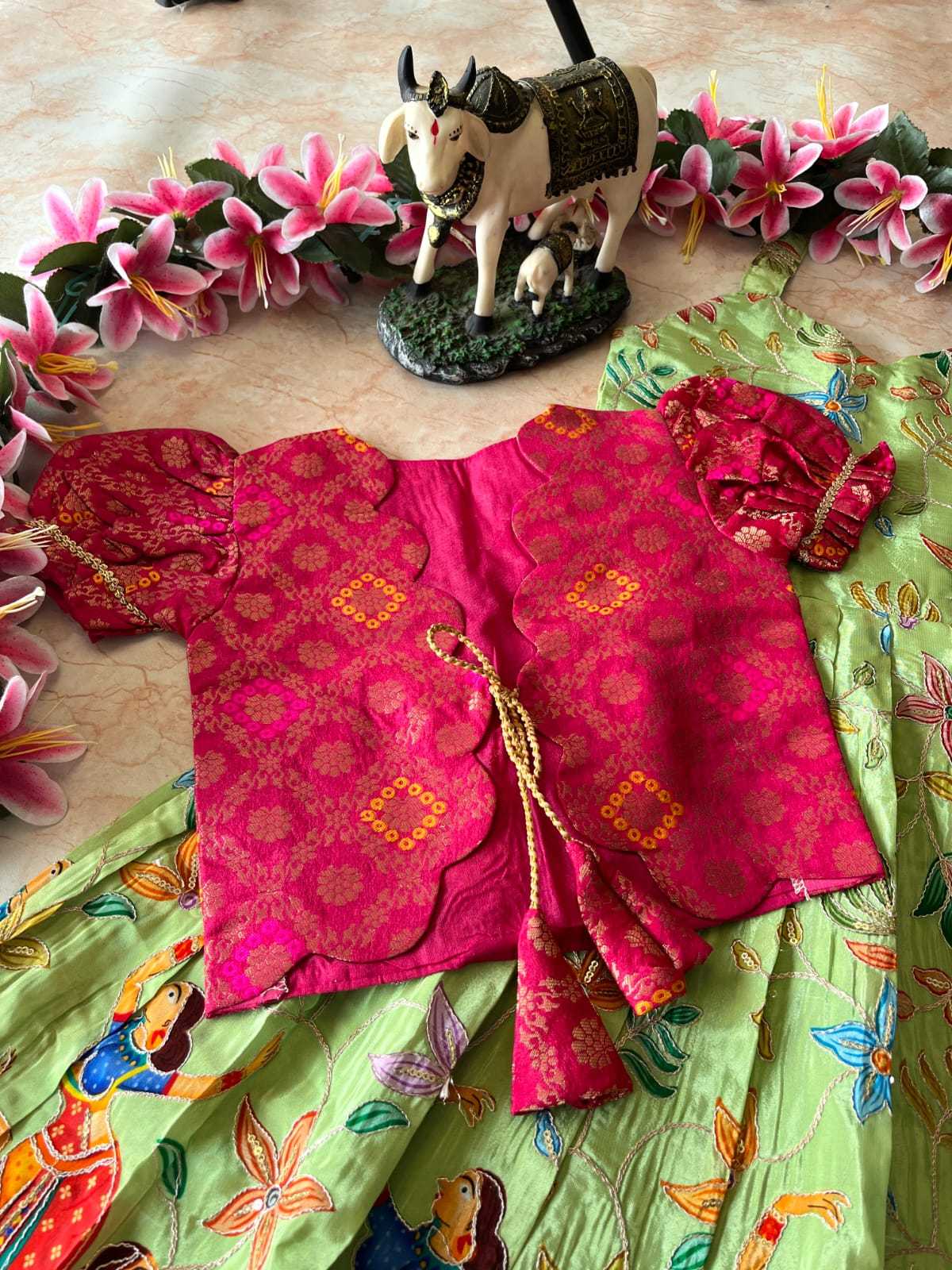 YNF Wholesale Viscose Kids Gown RIN235 pranil | Surat Manufacturer