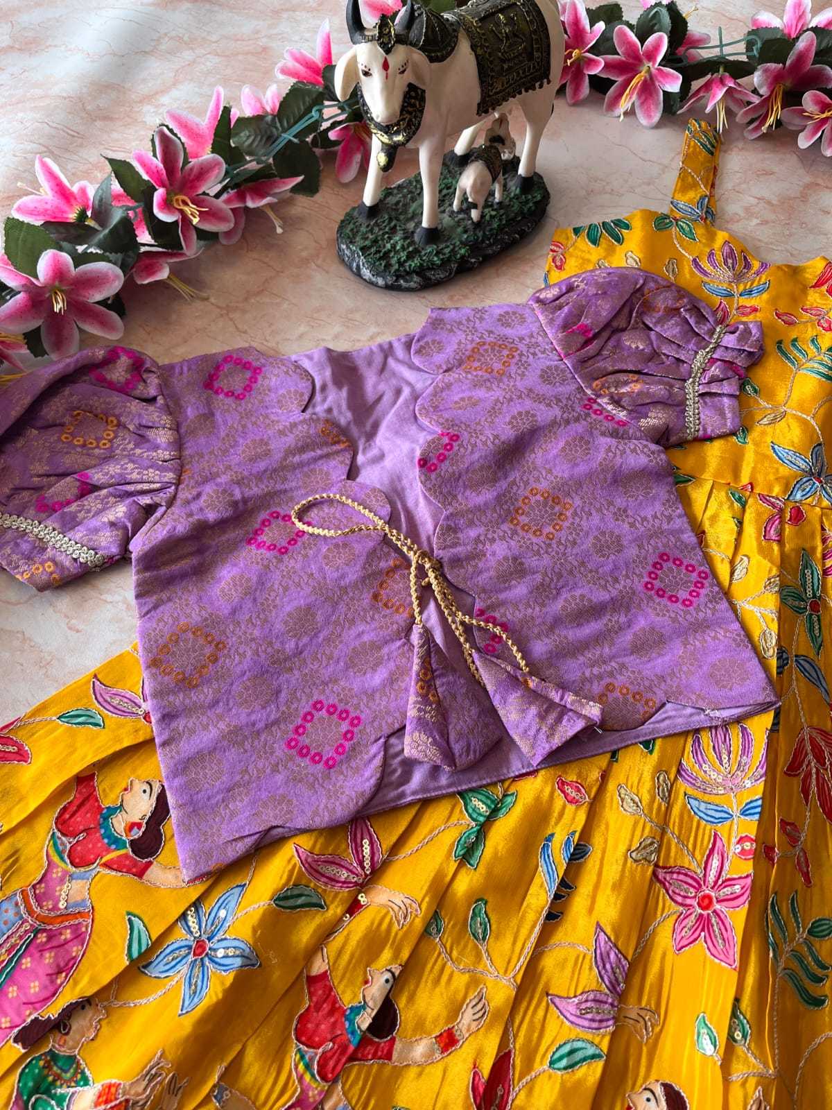 YNF Wholesale Viscose Kids Gown RIN235 pranil | Surat Manufacturer
