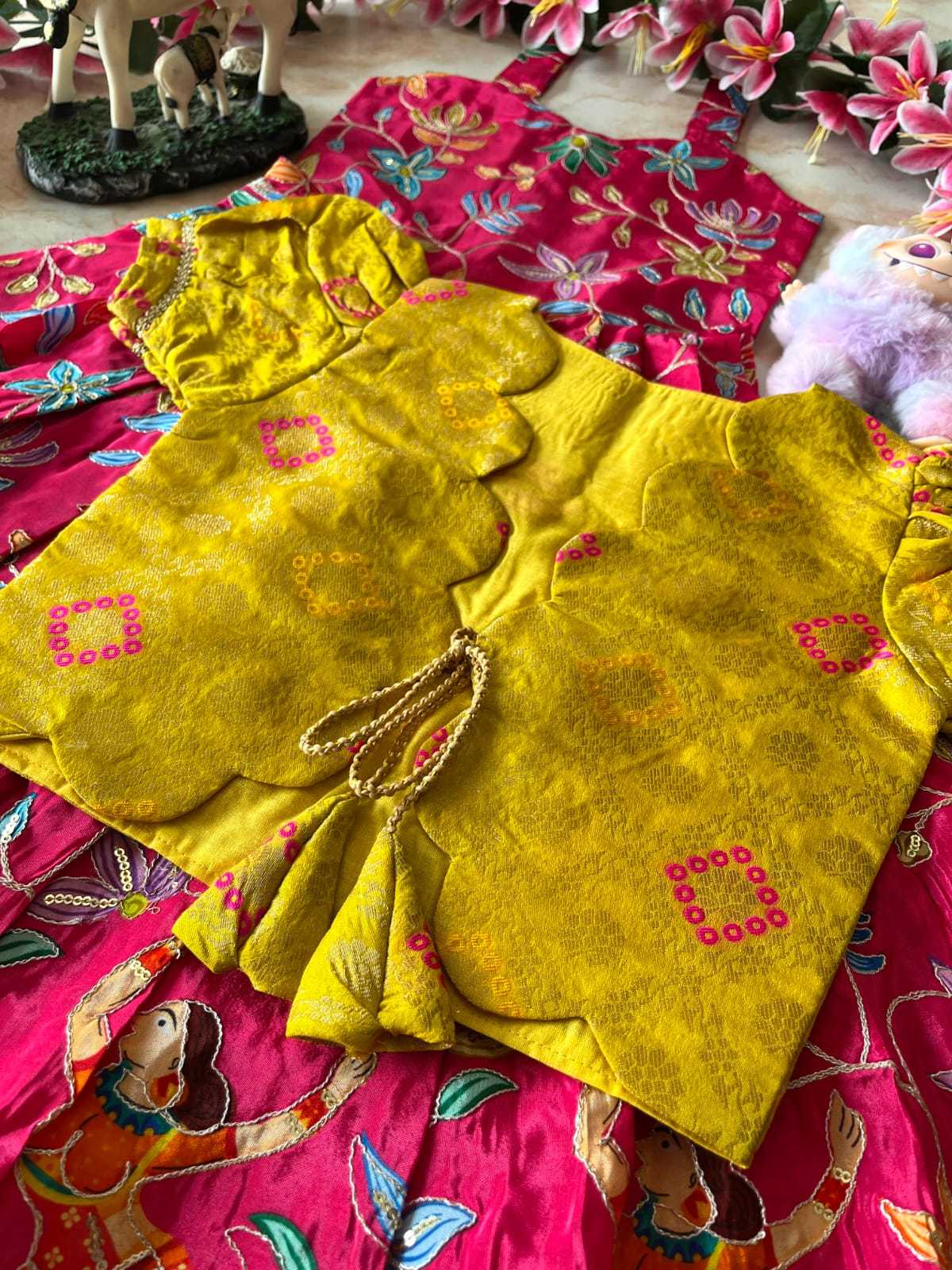 YNF Wholesale Viscose Kids Gown RIN235 pranil | Surat Manufacturer