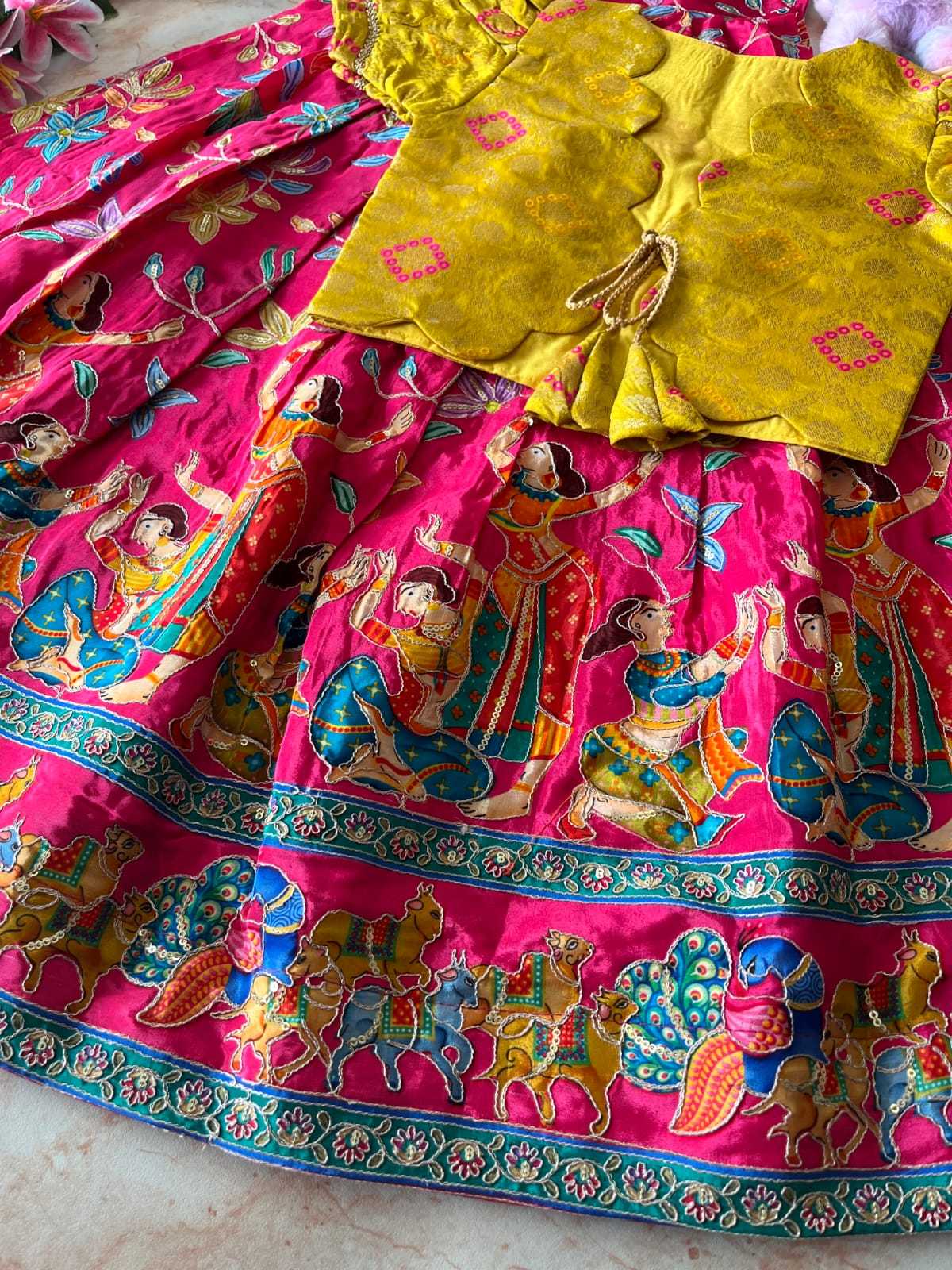 YNF Wholesale Viscose Kids Gown RIN235 pranil | Surat Manufacturer