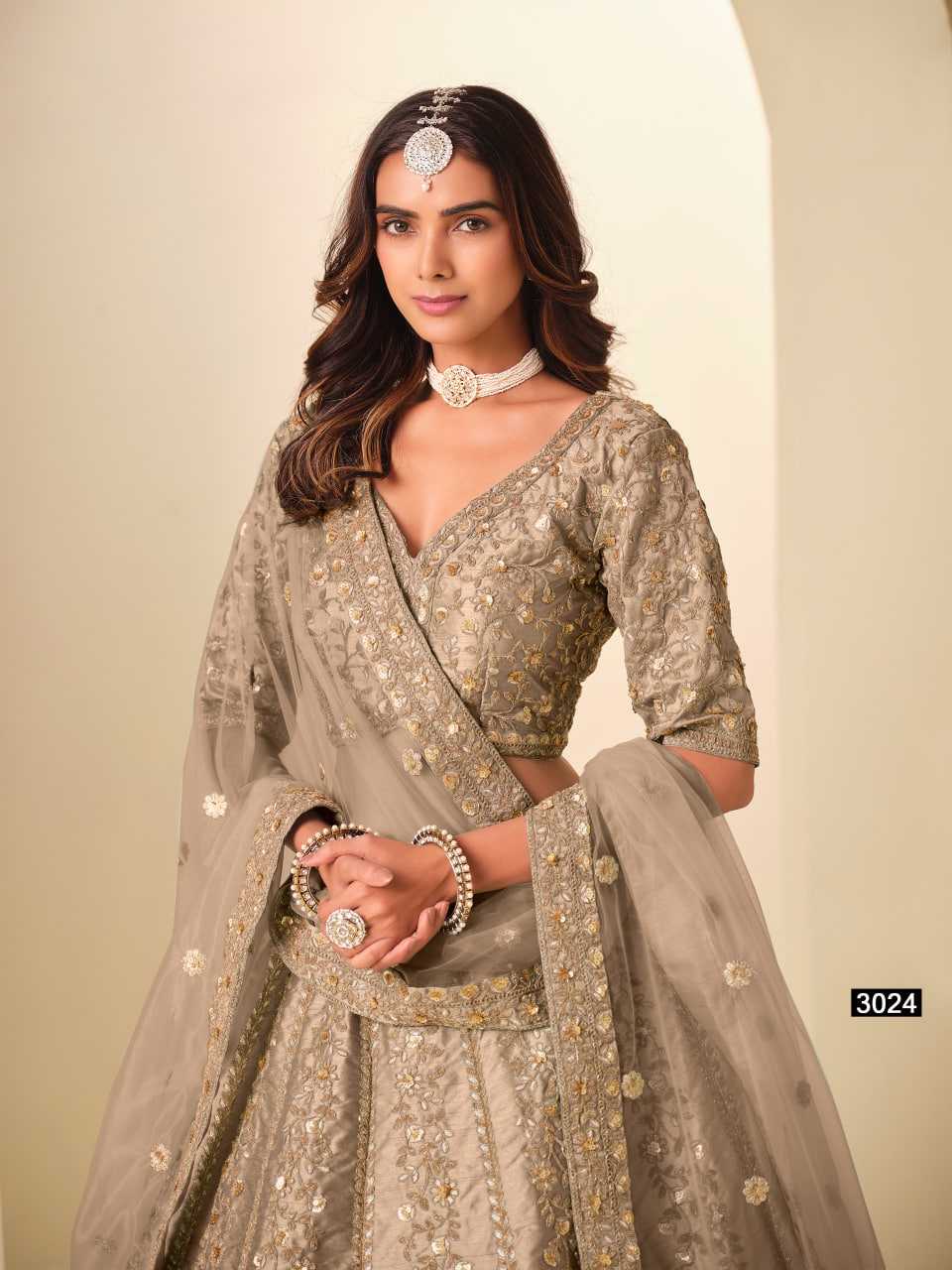 YNF Wholesale Art Silk Wedding Lehenga KESH113 Mehvish Vol-32 -3021 | Surat Manufacturer