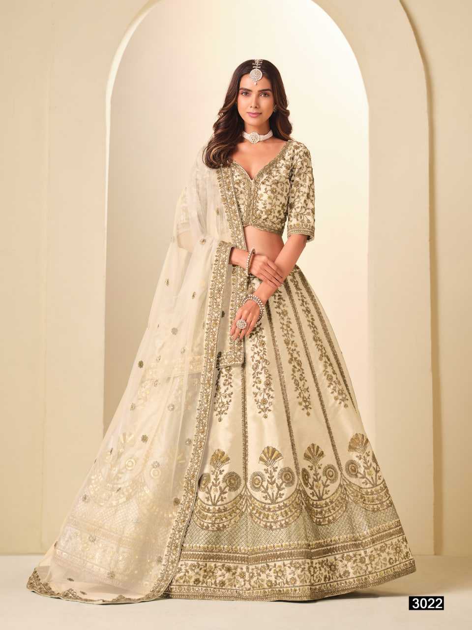 YNF Wholesale Art Silk Wedding Lehenga KESH113 Mehvish Vol-32 -3021 | Surat Manufacturer