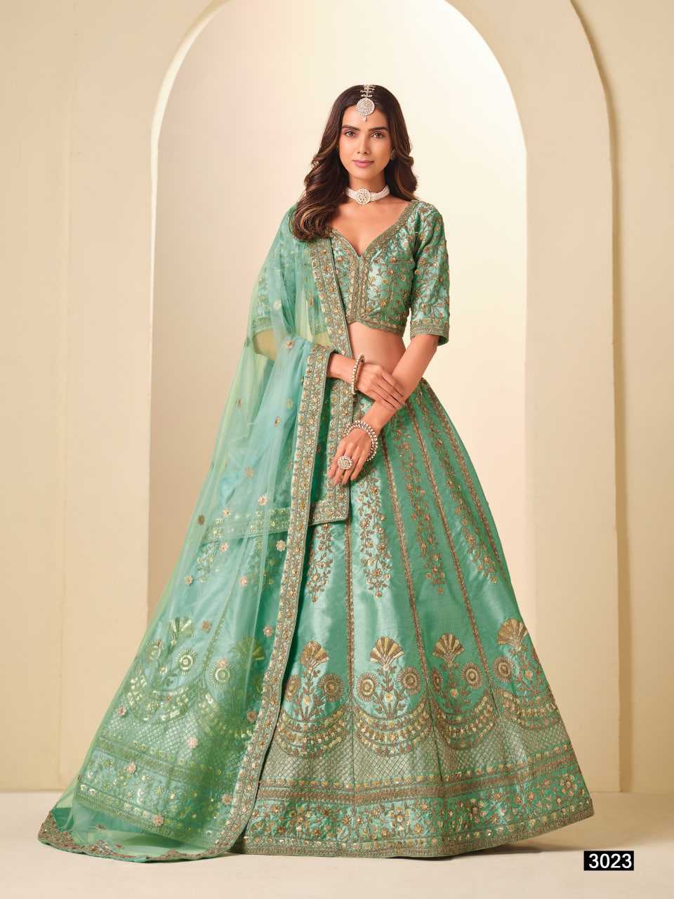 YNF Wholesale Art Silk Wedding Lehenga KESH113 Mehvish Vol-32 -3021 | Surat Manufacturer